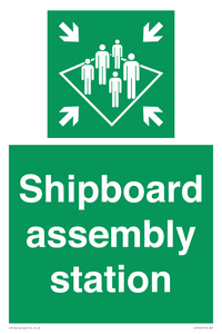 Shipboard assembly station